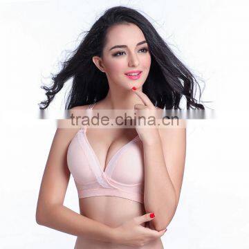 High Quality Women's Racerback Support Seamless Maternity Nursing Bra