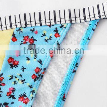 OEM Custom Bikini Swimwear Triangle Splicing Bikini Set photo-4
