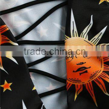 Crossing Straps Beachwear Brazilian One Piece Bikini Swimwear photo-3