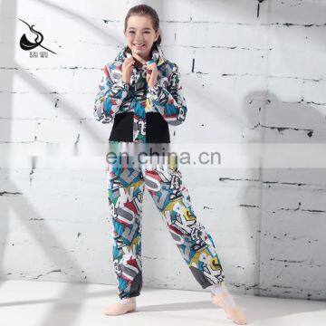 116217001 Girls Cotton Warm Dance Unitard Ballet Pants photo-5
