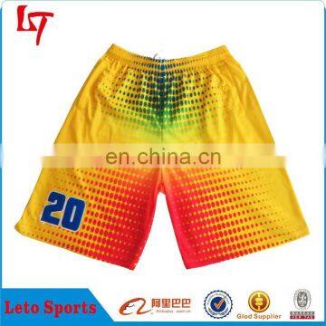 youth custom sportswear polyester box lacrosse shorts /jersey