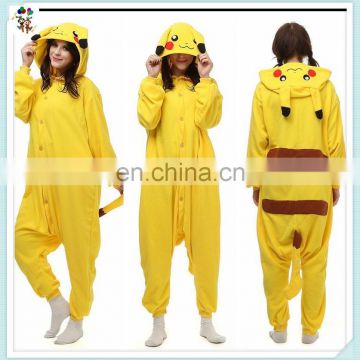 Unisex Party Cartoon Anime Pikachu Pajamas Adult Costumes HPC-3129