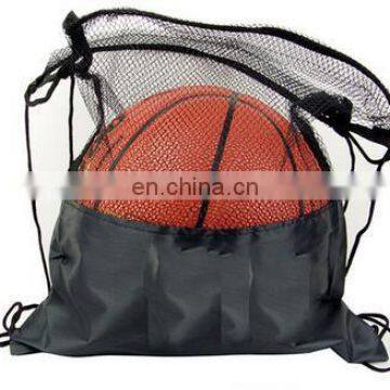 sports ball Nylon Mesh Drawstring Pouch Bags