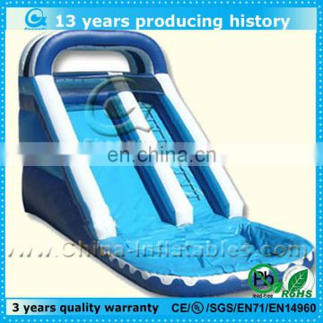 commercial grade giant inflatable water slide for adult with big pool