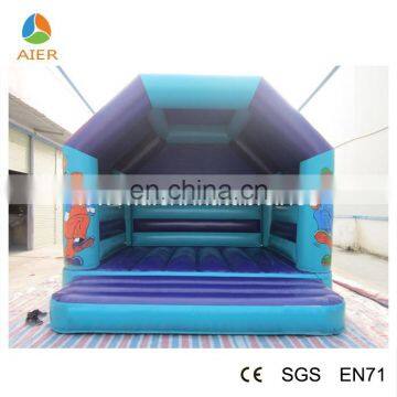 2015 New design inflatable castle,purple jumping house,cheap bouncy castle for sale