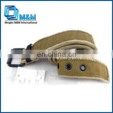 Fashion Canvas Belt With Leather For Men Mens Clip Buckle Belt