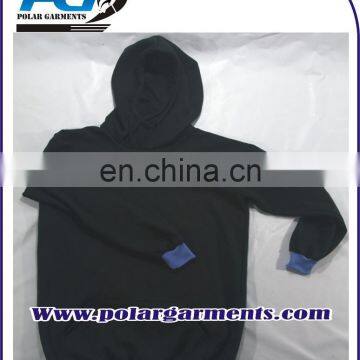 Black and blue tall hoodie