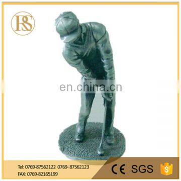 Golf movement statue