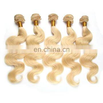 Russian Virgin Hair T1B or Whole golden Color 613# Brazilian Hair