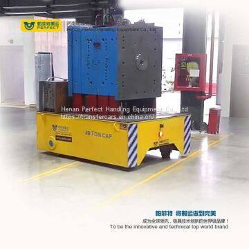 30T Capacity Battery Trackless Transfer Cart for Steel Structure Transport photo-2