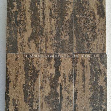 Brown Limestone, Gold Coast, Brown Wooden Limestone, Brown Ledge Stone,brown Flag Stone photo-4