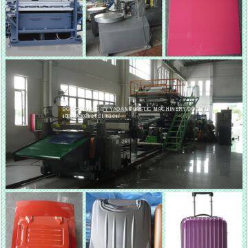 Three Layer PC ABS Sheet Extrusion Machine for Making Baggage Luggage Case