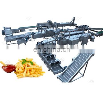 Fully Automatic Potato Chips Production Line French Fries Production Line