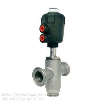 tv series stainless steel 3 ways angle seat valve