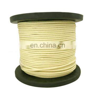Hot Sale Resistant Hollow Braided Aramid Fiber Kevlar Rope photo-7