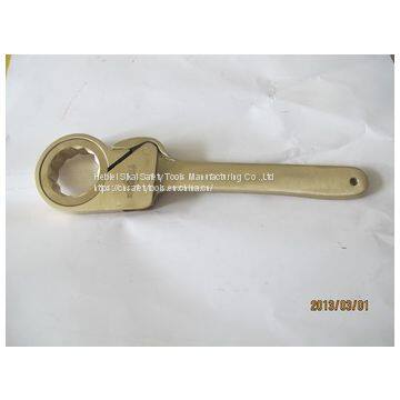 Sparkless friction ratchet wrench aluminum bronze safety hand tools