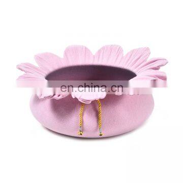 Customized Flower Shape Bed Princess Cute Kitty Felt Cat Cage Bed