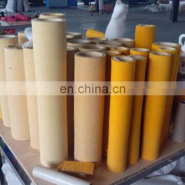 high temperature resistance felt kevlar PBO tube sleeve roller for Aluminum extrusion equipment