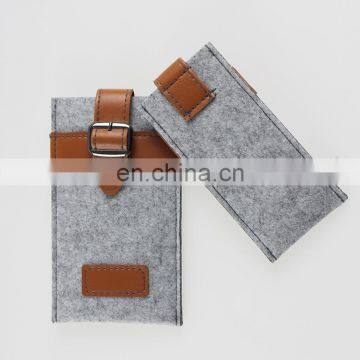 Online Shop China Notebooks Envelope Design Adjustable Shoulder Strap Felt Laptop Bag 15.6 Inch