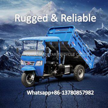 Diesel tricycle, cargo loader, trike, three wheeler, LOVOL super heavy loading 5000kg