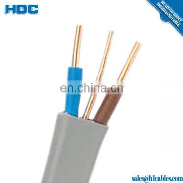 CU/PVC/PVC Twin Core With Earth Flat Cable power cable ECC flat TPS cable