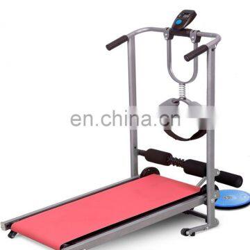 Exercise Foldable Home use Treadmill  Manual Body Fitness with crazy fit massager