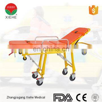 Aluminum loading ambulance stretcher folding medical equipment hospital type device