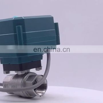 DC9-24V remote control 3/4inch electric valves for Small equipment for automatic control