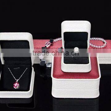 Accept OEM engraved logo leather jewelry box