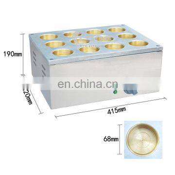 12 Holes Copper Plate Commercial Obanyaki Waffle Maker / Dorayaki / Imagawayaki Machine photo-6