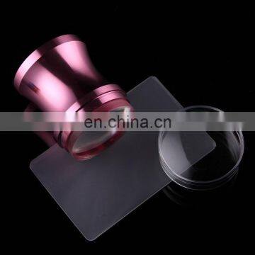 Nail Art Supplies 2018 New 40mm Metallic Silicone Jelly Nail Art Stamp Printer Set photo-2