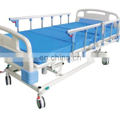 Wego best price  factory direct sale of Electrical metal hospital bed for patient bed four function