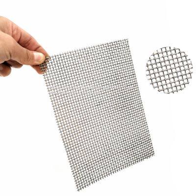 stainless steel crimped square woven wire mesh