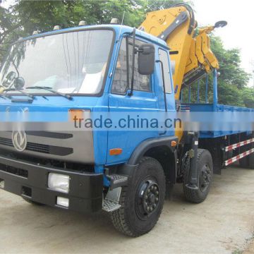 12ton Dongfeng 6x2 knuckle boom truck loading crane