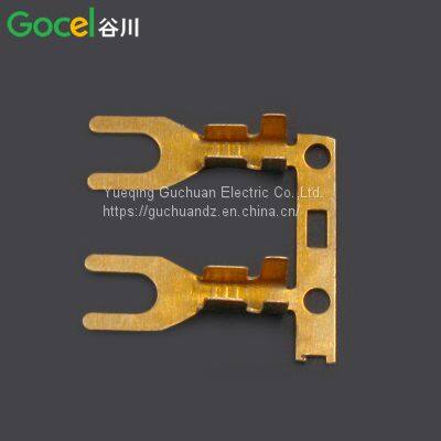 DJ4311-3.2 Fork Lug Horizontal Brass Horizontal 3.2 Fork Terminal photo-4