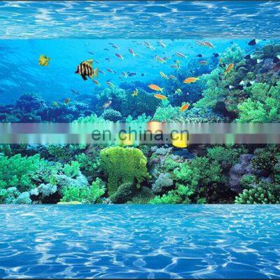Micro Crystal Seaworld Porcelain Wall Tile 3d Fish Shop Wall Tile photo-2