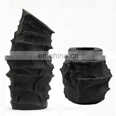 Nordic Stone Shape Living Room Decoration Luxury Ceramic Vase
