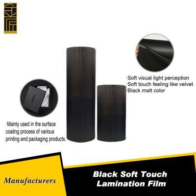 Bopp Black Soft Touch Lamination Film photo-2