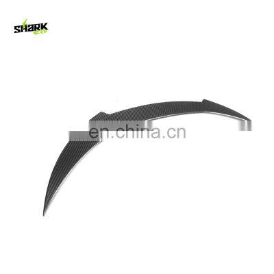 Drop Shipping G14 V Style Real Dry Carbon Fiber Rear Car Trunk Boot Spoiler For BMW 8 Series G14 Carbon Spoiler 2020+ photo-4