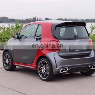 Runde Car Modified Hot Sale For Mercedes-Benz Smart Fortwo Carbon Fiber AMG Large Body Kit Front And Rear Bumper Side Skirt photo-5