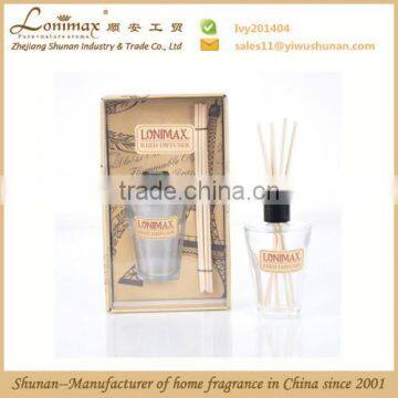 Aroma reed diffuser/ 60ml reed diffuser with rattan sticks/ good quality package