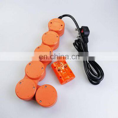 High Quality Universal Power Socket ExtensionBlister Packaging Extension Cord Socket Orange Special Shape Wholesale Socket photo-5
