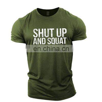 OEM Service Sportswear 100% Cotton Custom Logo T-Shirt Plus Size T-Shirts Mens Sports t Shirt photo-4