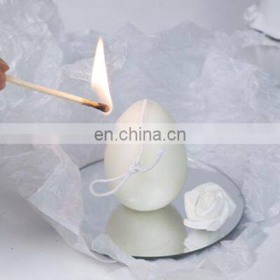 ENO 2022 New Design Private Label Egg Scented Handmade Candle With Customize Fragrance Products Cute Travel Candle