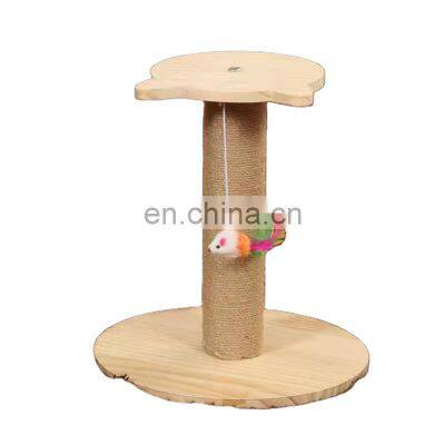 LOQ MOQ China factory wholesale luxurious house customized plush big pet condo natural sisal wood scratcher furniture cat tree