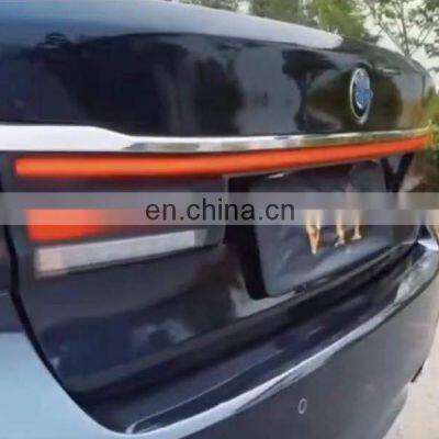 Upgrade to 7series G12 LED Through Taillamp Taillight With Dynamic With Tail Door for BMW 5 Series G30 G38 Tail Light 2018-2020