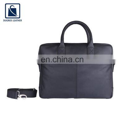 Elegant Look High Quality Modern Design Men Genuine Leather Laptop Bag
