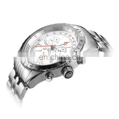 DK&YT Stainless Steel New Launch Pilot Chronograph Man Quartz Watch Classic