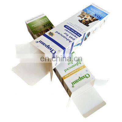 Hot sale Folding White Card Paper Box Supplier Custom design Printed LOGO Cardboard Paper pet hair brush Packaging Boxes