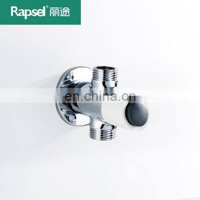 1/2 Inch Two Way Water Connector Ex-factory Price Bathroom Kitchen Toilet Brass Mini Angle Valve Brass